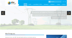Desktop Screenshot of alterenergo.sk